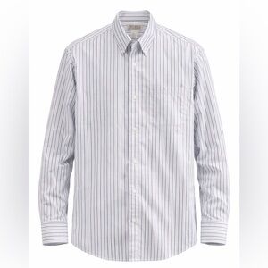 Duluth Trading Co Striped Long Sleeve Button Down Sz Medium